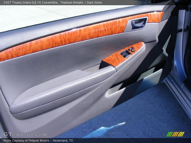 Titanium Metallic / Dark Stone 2007 Toyota Solara SLE V6 Convertible