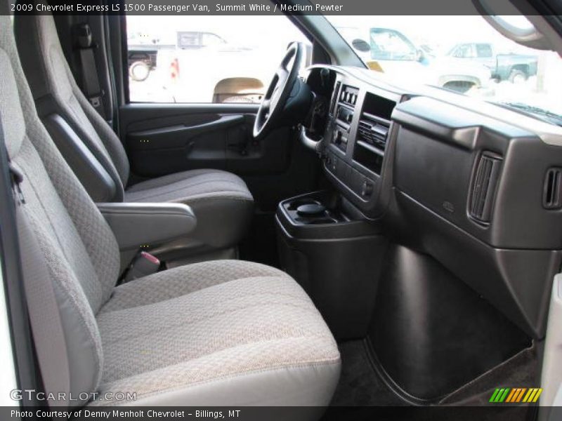 Summit White / Medium Pewter 2009 Chevrolet Express LS 1500 Passenger Van