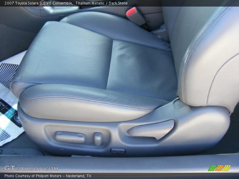 Titanium Metallic / Dark Stone 2007 Toyota Solara SLE V6 Convertible