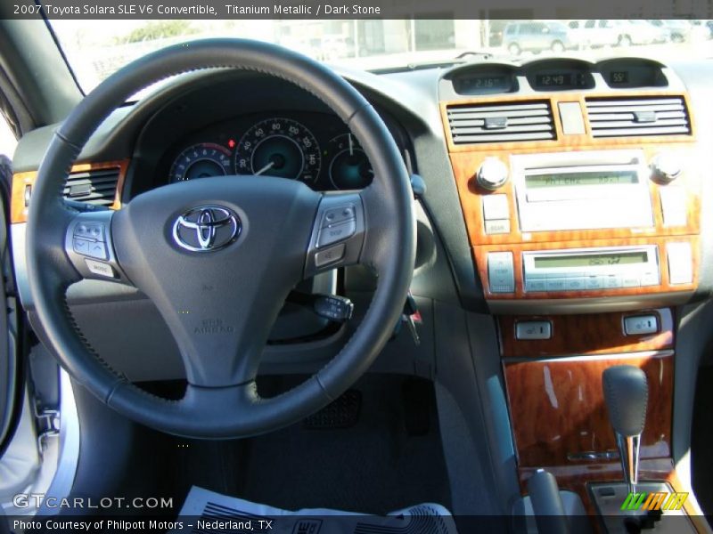 Titanium Metallic / Dark Stone 2007 Toyota Solara SLE V6 Convertible