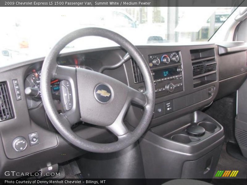 Summit White / Medium Pewter 2009 Chevrolet Express LS 1500 Passenger Van