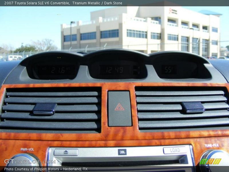 Titanium Metallic / Dark Stone 2007 Toyota Solara SLE V6 Convertible