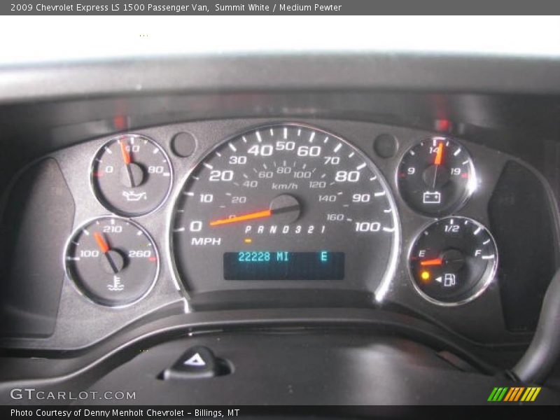 Summit White / Medium Pewter 2009 Chevrolet Express LS 1500 Passenger Van