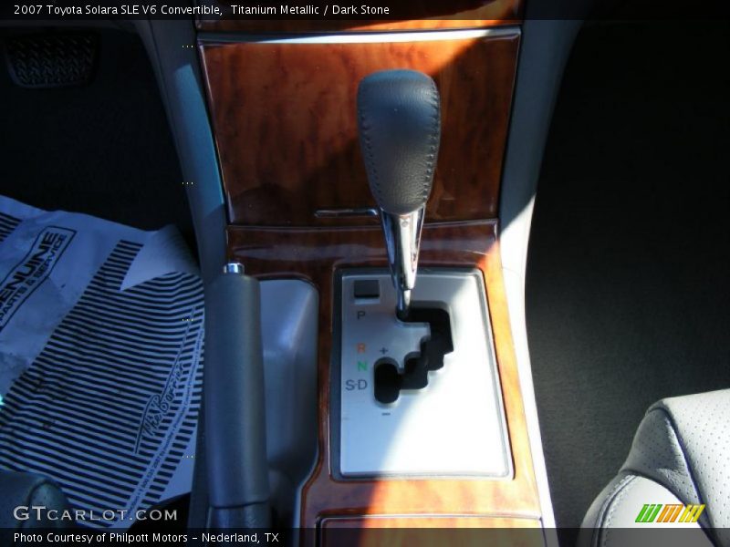 Titanium Metallic / Dark Stone 2007 Toyota Solara SLE V6 Convertible