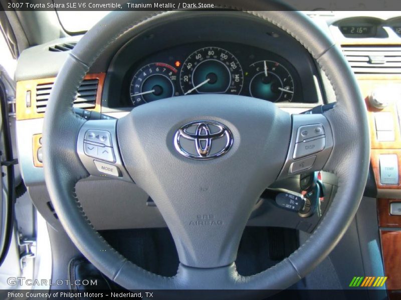 Titanium Metallic / Dark Stone 2007 Toyota Solara SLE V6 Convertible