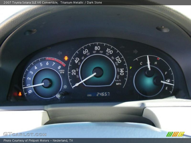 Titanium Metallic / Dark Stone 2007 Toyota Solara SLE V6 Convertible
