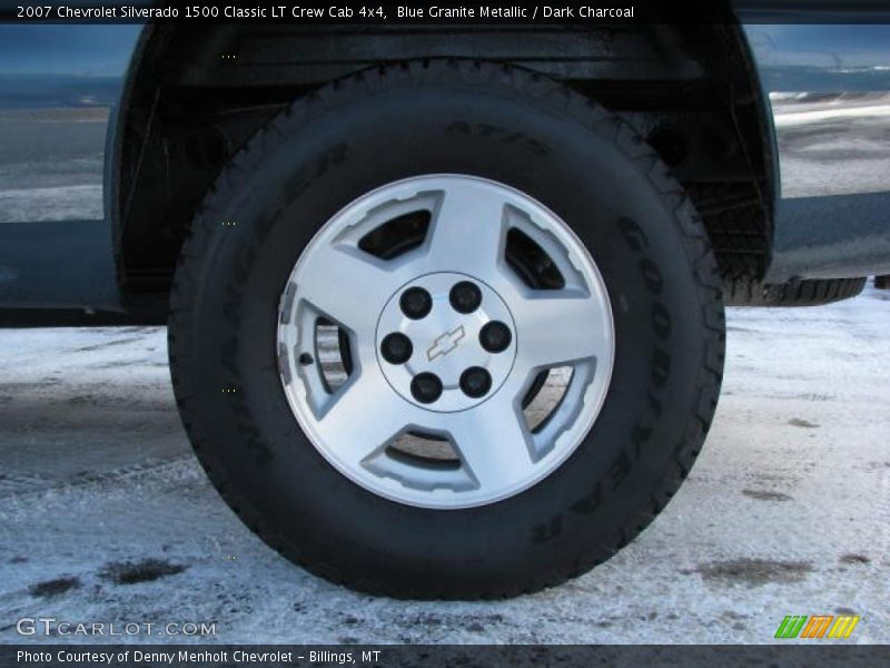 Blue Granite Metallic / Dark Charcoal 2007 Chevrolet Silverado 1500 Classic LT Crew Cab 4x4