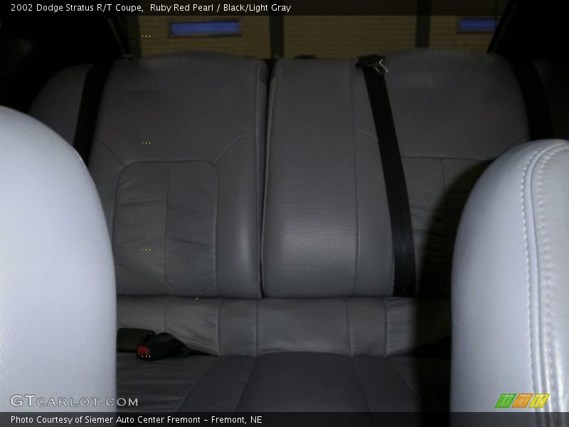 Ruby Red Pearl / Black/Light Gray 2002 Dodge Stratus R/T Coupe