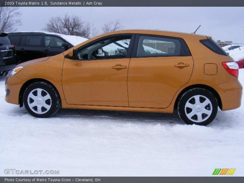 Sundance Metallic / Ash Gray 2009 Toyota Matrix 1.8