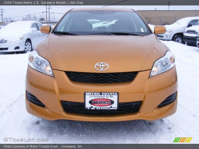 Sundance Metallic / Ash Gray 2009 Toyota Matrix 1.8