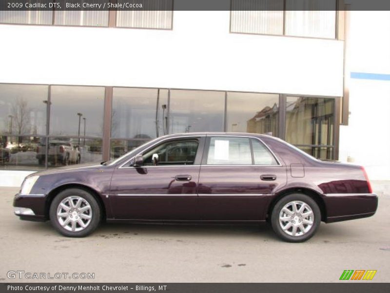 Black Cherry / Shale/Cocoa 2009 Cadillac DTS