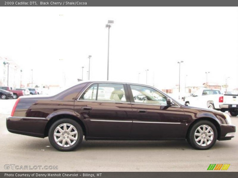 Black Cherry / Shale/Cocoa 2009 Cadillac DTS