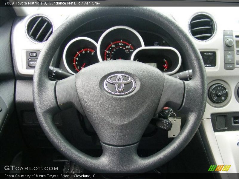 Sundance Metallic / Ash Gray 2009 Toyota Matrix 1.8