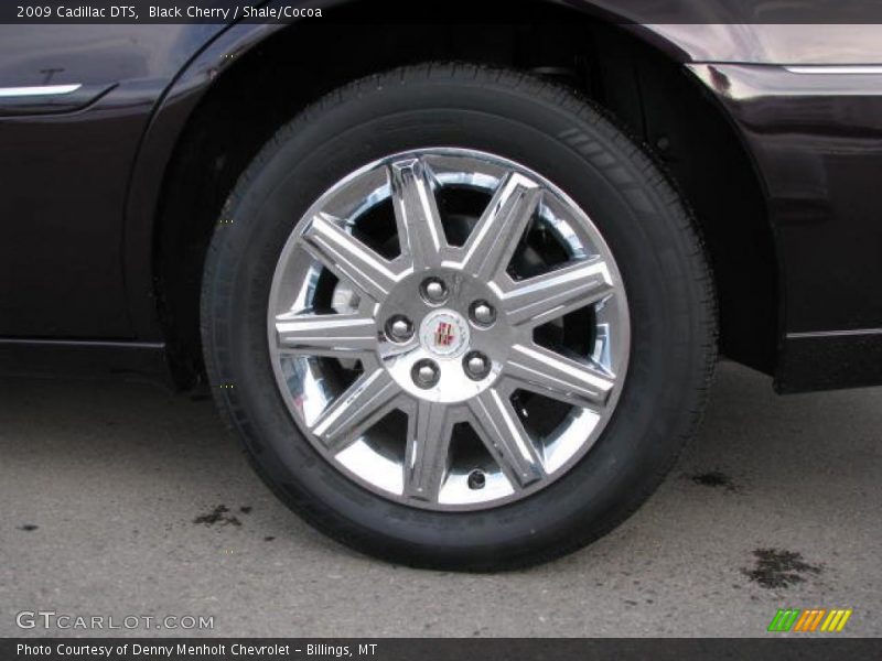 Black Cherry / Shale/Cocoa 2009 Cadillac DTS
