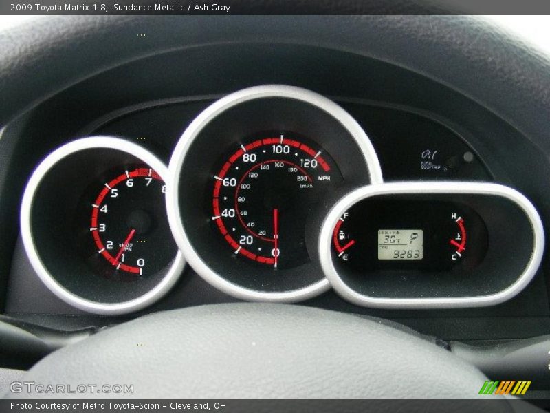 Sundance Metallic / Ash Gray 2009 Toyota Matrix 1.8