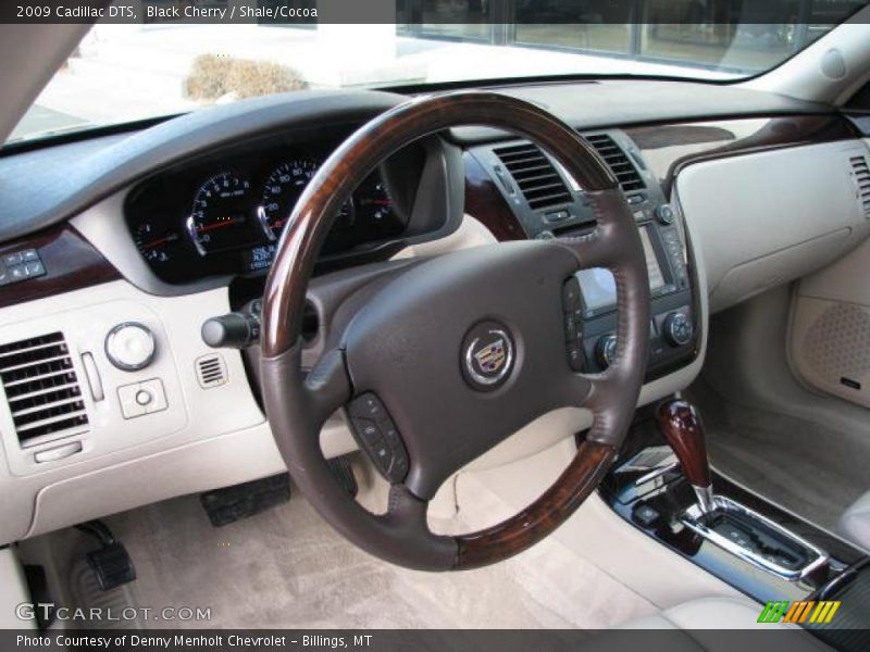 Black Cherry / Shale/Cocoa 2009 Cadillac DTS