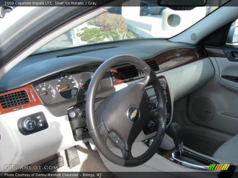 Silver Ice Metallic / Gray 2009 Chevrolet Impala LTZ