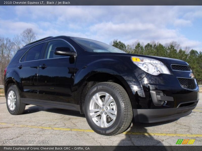 Black / Jet Black 2010 Chevrolet Equinox LT