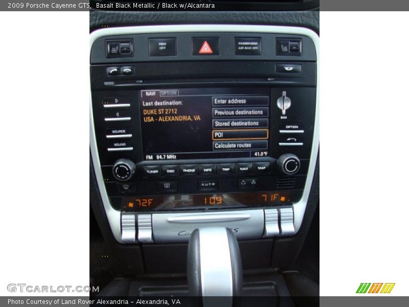 Basalt Black Metallic / Black w/Alcantara 2009 Porsche Cayenne GTS