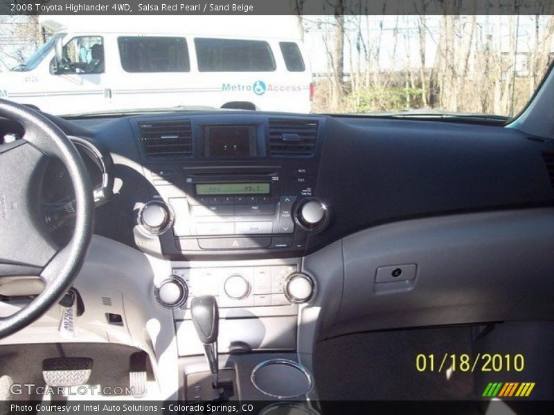Salsa Red Pearl / Sand Beige 2008 Toyota Highlander 4WD