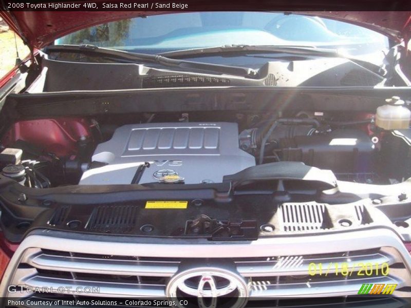 Salsa Red Pearl / Sand Beige 2008 Toyota Highlander 4WD