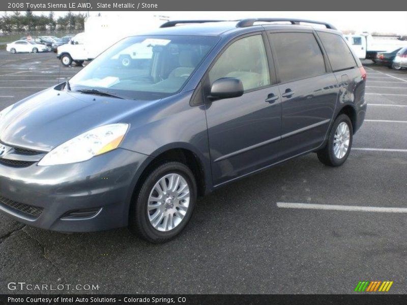 Slate Metallic / Stone 2008 Toyota Sienna LE AWD
