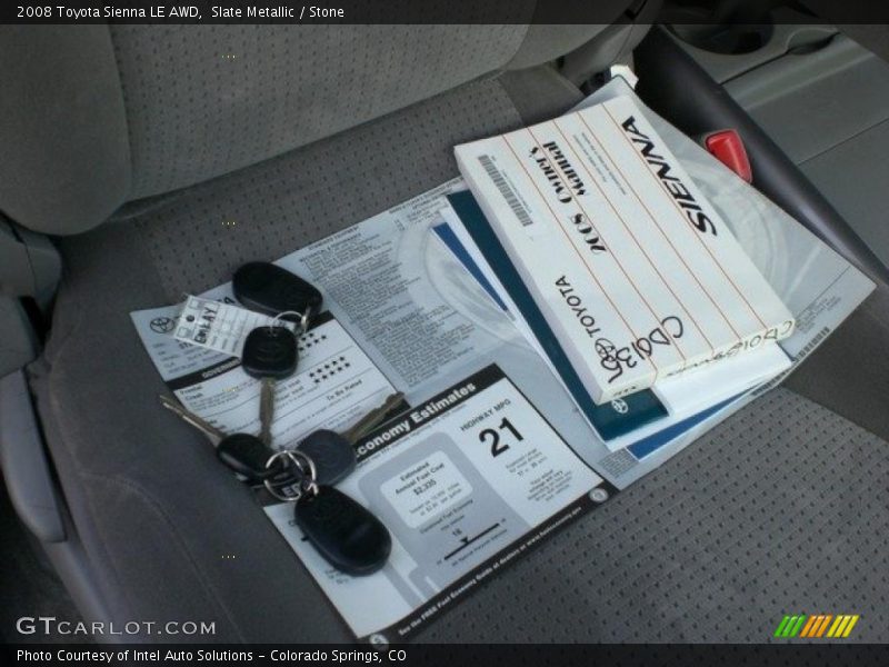 Slate Metallic / Stone 2008 Toyota Sienna LE AWD