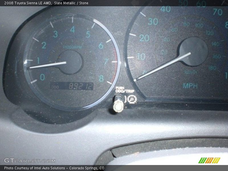 Slate Metallic / Stone 2008 Toyota Sienna LE AWD