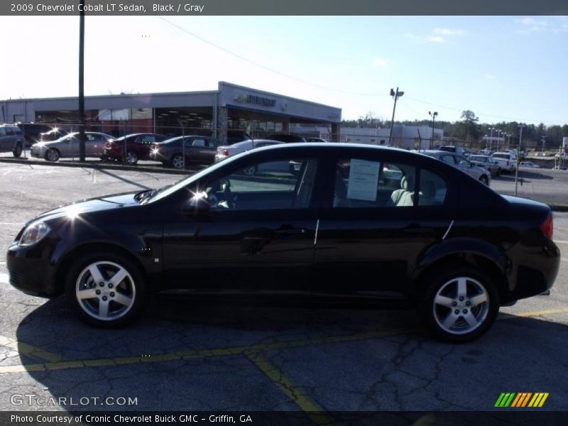 Black / Gray 2009 Chevrolet Cobalt LT Sedan