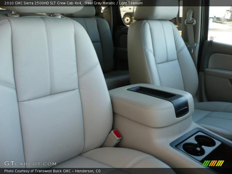 Steel Gray Metallic / Light Titanium 2010 GMC Sierra 2500HD SLT Crew Cab 4x4