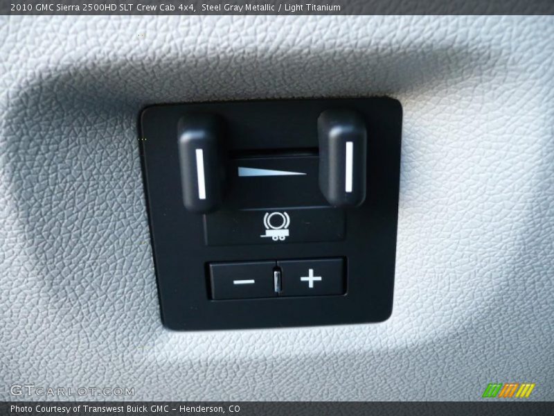 Steel Gray Metallic / Light Titanium 2010 GMC Sierra 2500HD SLT Crew Cab 4x4