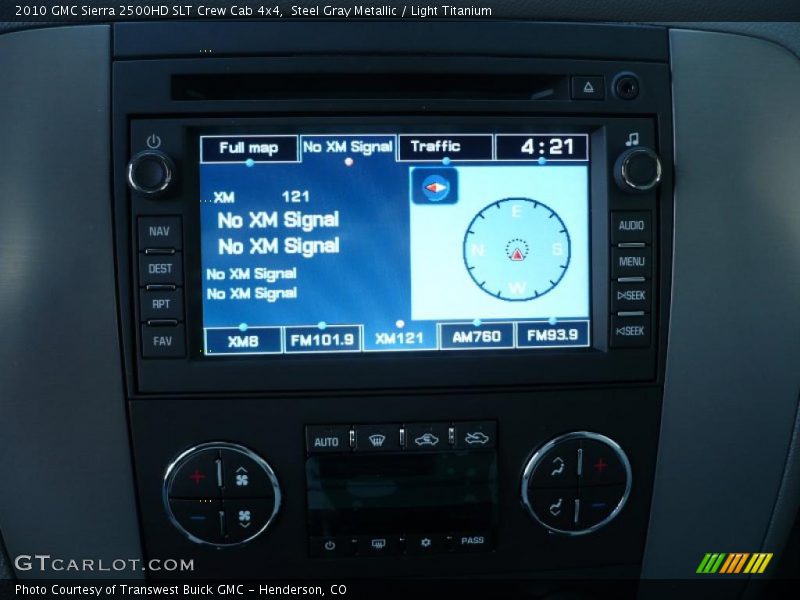 Steel Gray Metallic / Light Titanium 2010 GMC Sierra 2500HD SLT Crew Cab 4x4
