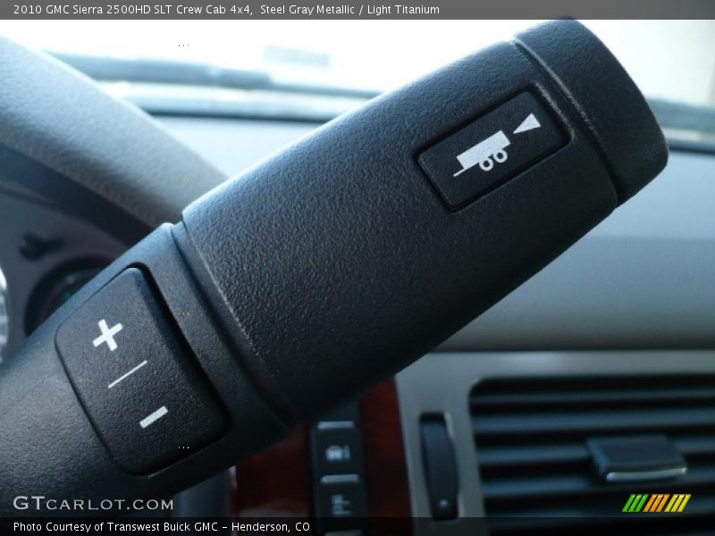 Steel Gray Metallic / Light Titanium 2010 GMC Sierra 2500HD SLT Crew Cab 4x4