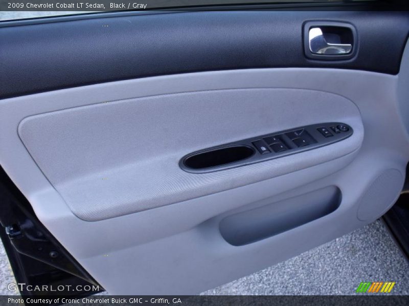 Black / Gray 2009 Chevrolet Cobalt LT Sedan
