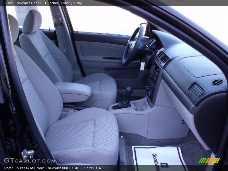 Black / Gray 2009 Chevrolet Cobalt LT Sedan