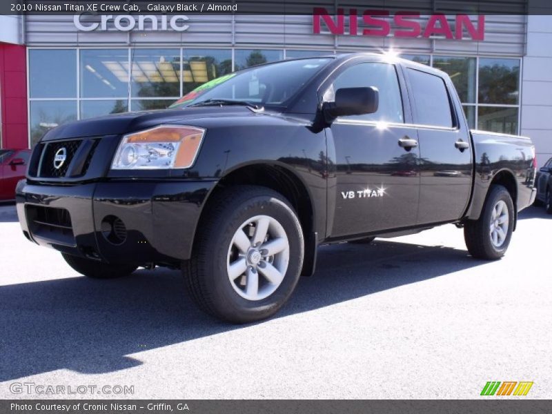 Galaxy Black / Almond 2010 Nissan Titan XE Crew Cab