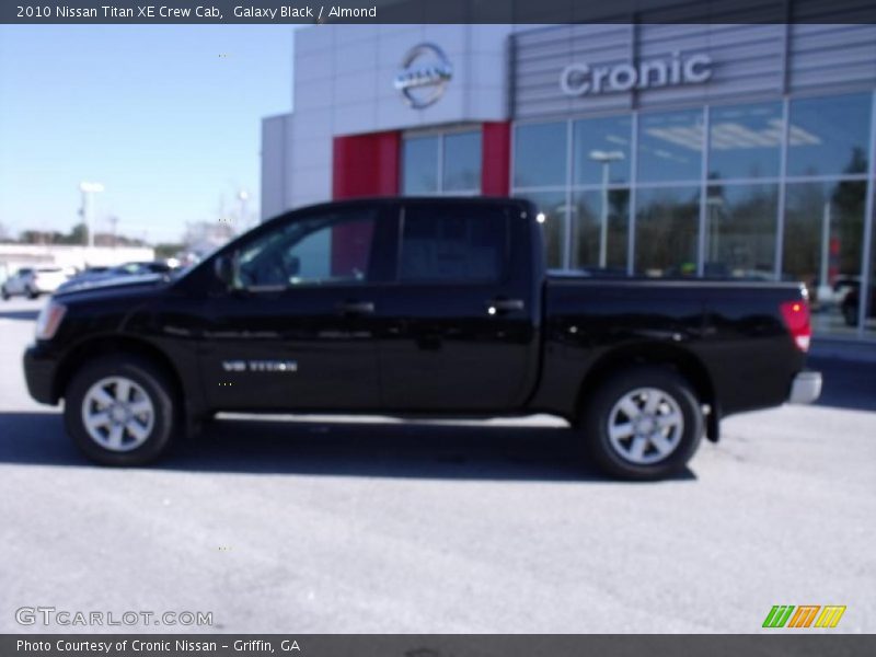 Galaxy Black / Almond 2010 Nissan Titan XE Crew Cab