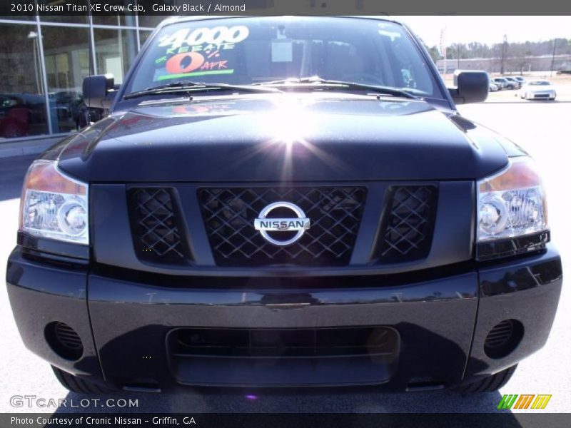 Galaxy Black / Almond 2010 Nissan Titan XE Crew Cab