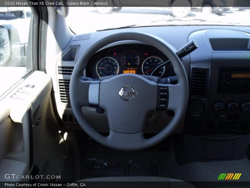 Galaxy Black / Almond 2010 Nissan Titan XE Crew Cab