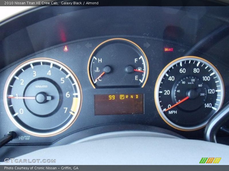 Galaxy Black / Almond 2010 Nissan Titan XE Crew Cab