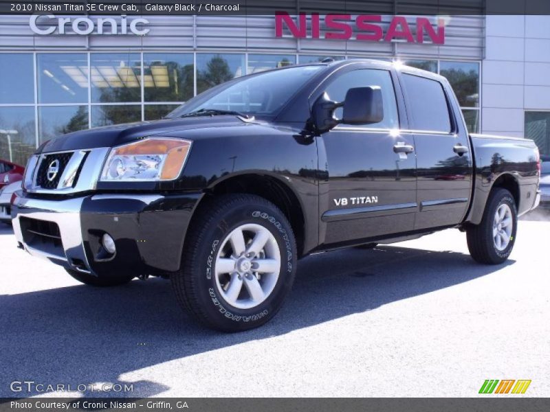 Galaxy Black / Charcoal 2010 Nissan Titan SE Crew Cab