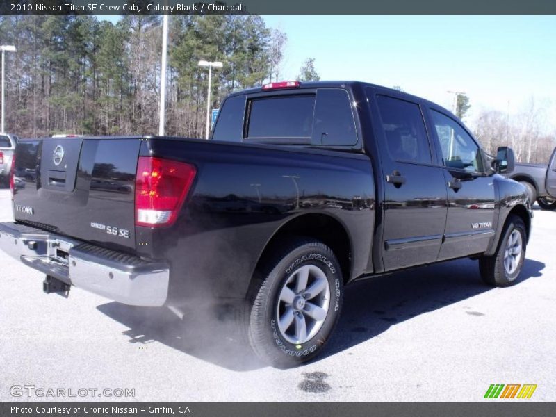 Galaxy Black / Charcoal 2010 Nissan Titan SE Crew Cab