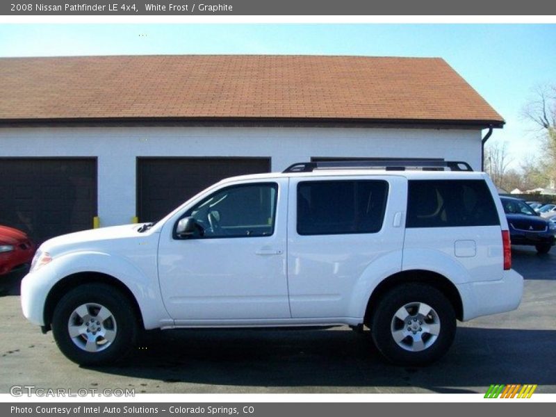 White Frost / Graphite 2008 Nissan Pathfinder LE 4x4