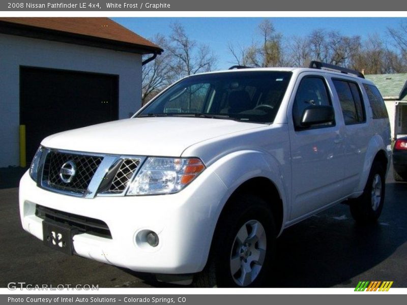 White Frost / Graphite 2008 Nissan Pathfinder LE 4x4
