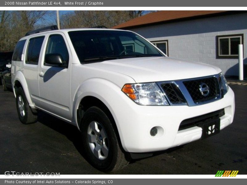 White Frost / Graphite 2008 Nissan Pathfinder LE 4x4