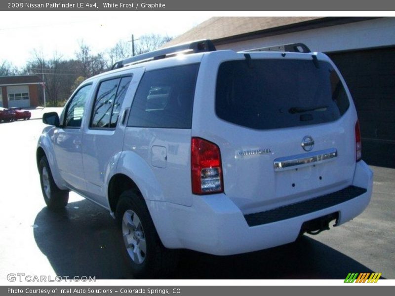 White Frost / Graphite 2008 Nissan Pathfinder LE 4x4
