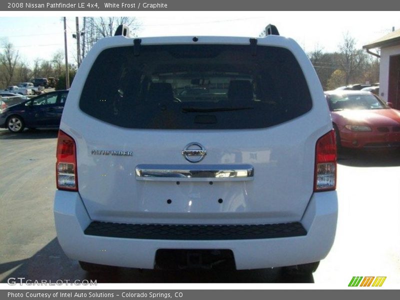 White Frost / Graphite 2008 Nissan Pathfinder LE 4x4