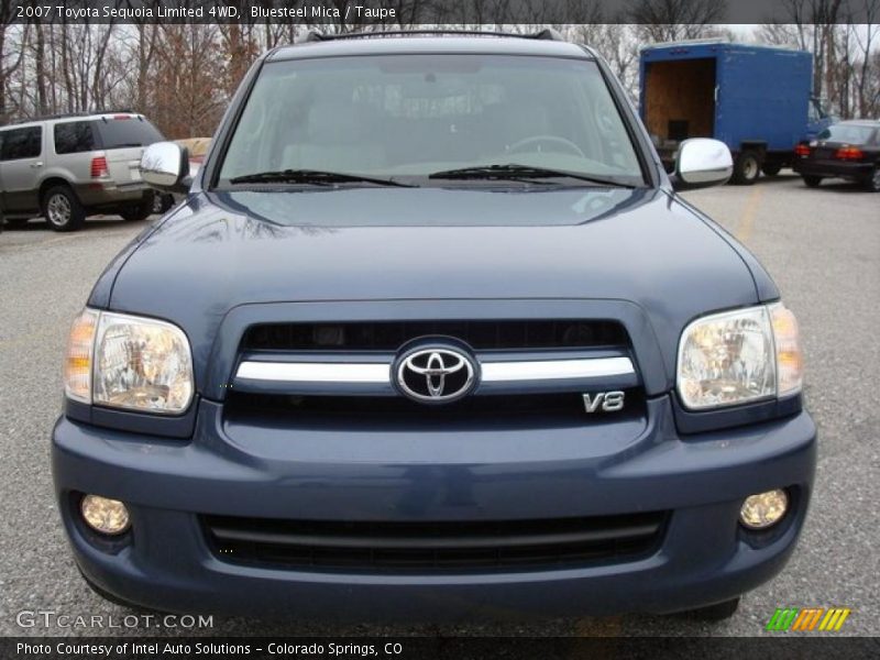 Bluesteel Mica / Taupe 2007 Toyota Sequoia Limited 4WD