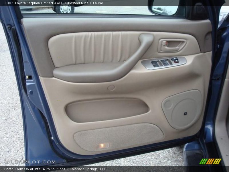 Bluesteel Mica / Taupe 2007 Toyota Sequoia Limited 4WD