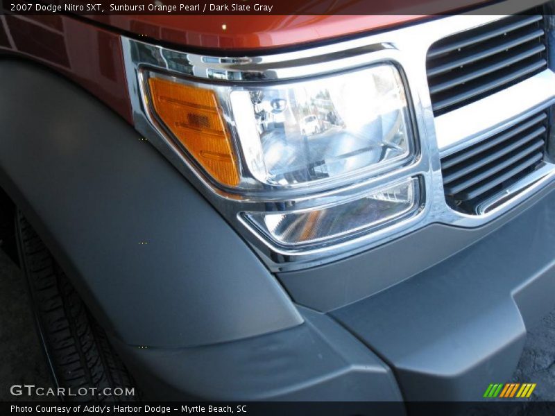 Sunburst Orange Pearl / Dark Slate Gray 2007 Dodge Nitro SXT